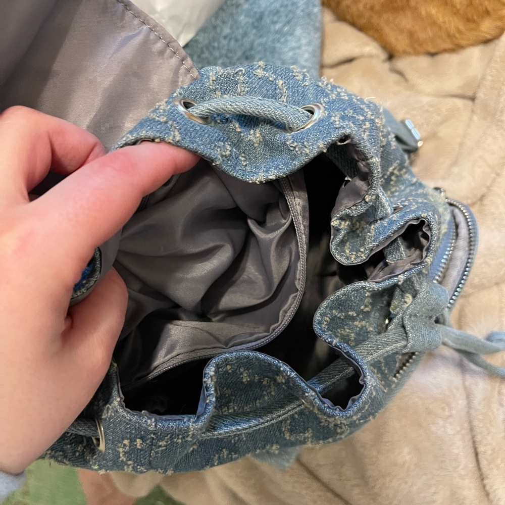 Denim Blue Backpack - Picture 2 of 2